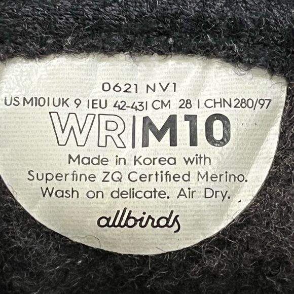 ?Allbirds Wool Runner Mizzles Size US 10 Running Shoes main image 9